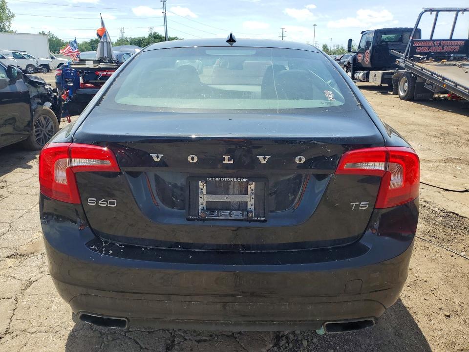 2015 Volvo S60 VIN YV140MFJ6F1353624 COPART salvage auction — FRONT END, MI - CERTIFICATE OF TITLE, sold $700 on 2026-07-03 (photo 6)