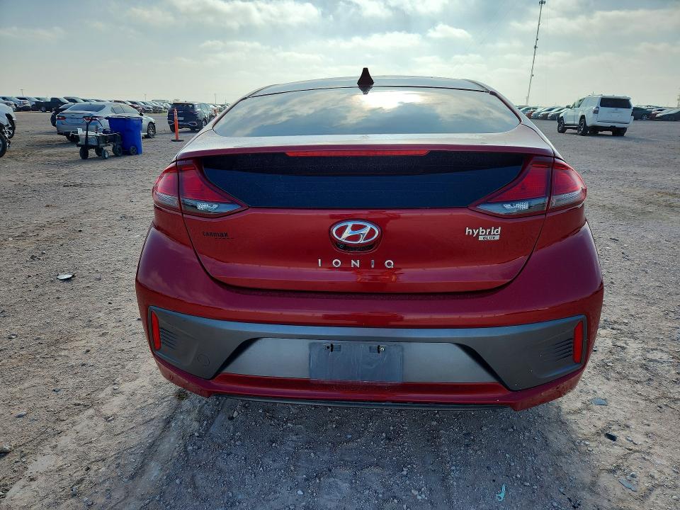 2022 Hyundai Ioniq VIN KMHC65LC0NU267407 COPART salvage auction — MINOR DENT/SCRATCHES, Tx - Salvage Vehicle Title, sold $4,550 on 2026-07-08 (photo 6)