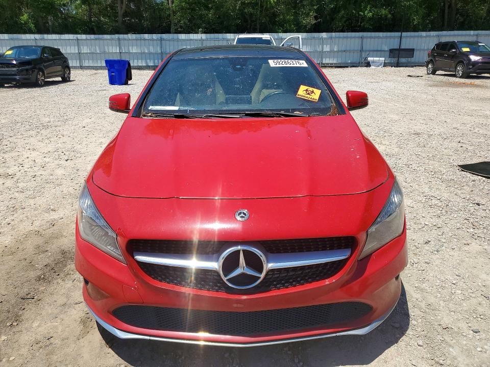 2018 Mercedes-benz Cla-klasse VIN WDDSJ4EB3JN684138 COPART salvage auction — REAR END, Nc - Dealer Only Clean Title, sold $1,200 on 2026-07-31 (photo 5)