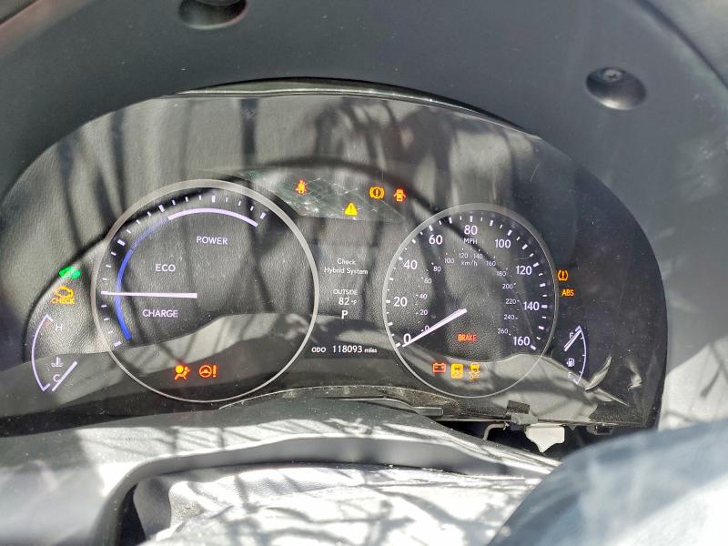 2013 Lexus Es 300h VIN JTHBW1GG5D2023928 COPART salvage auction — ALL OVER, CA - SALVAGE CERTIFICATE, sold $1,350 on 2026-07-16 (photo 9)