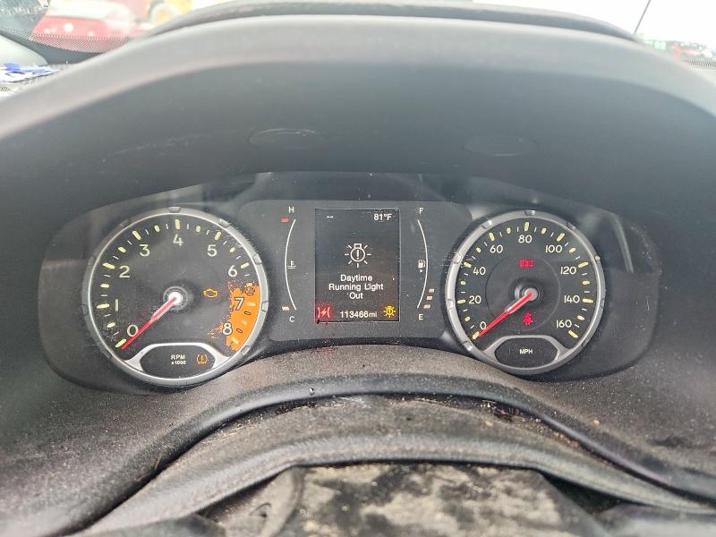 2015 Jeep VIN ZACCJABHXFPB50090 COPART salvage auction — FRONT END, Ok - Certificate Of Title, sold $1,000 on 2026-07-31 (photo 9)