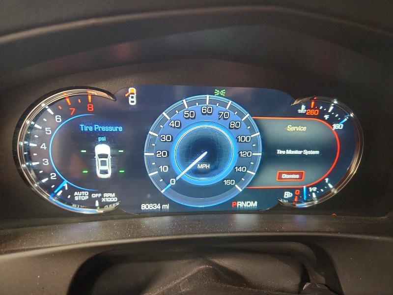 2017 Cadillac Ct6 VIN 1G6KF5RS2HU135514 COPART salvage auction — WATER/FLOOD, Il - Salvage Cert-Flood, sold $4,950 on 2026-07-28 (photo 9)