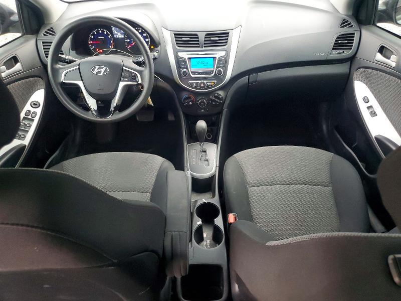 2014 Hyundai Accent VIN KMHCT5AE8EU194963 COPART salvage auction — REAR END, Nv - Salvage Title, sold $1,200 on 2026-07-13 (photo 8)