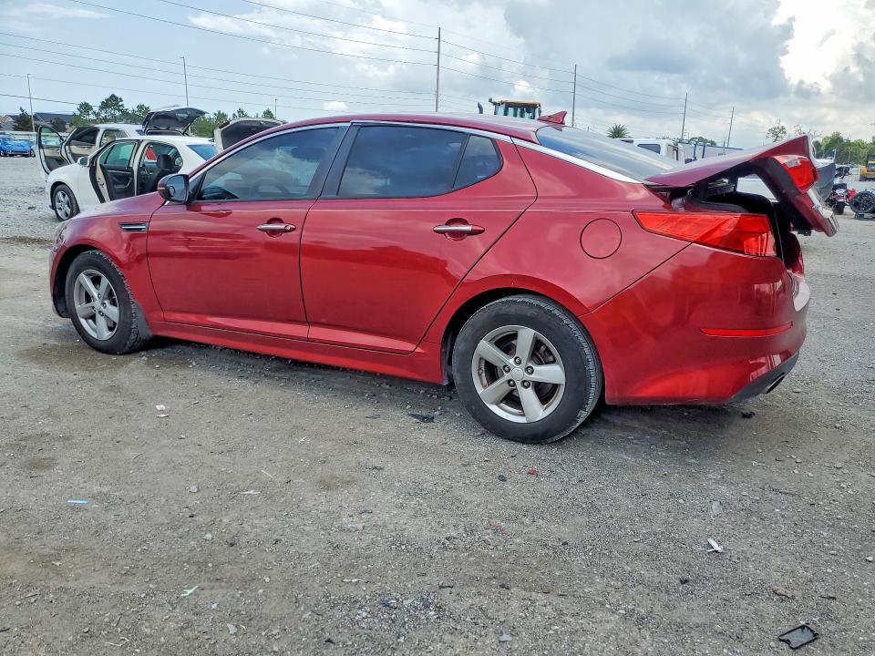 2015 Kia Optima VIN 5XXGM4A79FG393526 COPART salvage auction — REAR END, Fl - Cert Of Title Slvg Rebuildable, sold $900 on 2026-07-17 (photo 2)