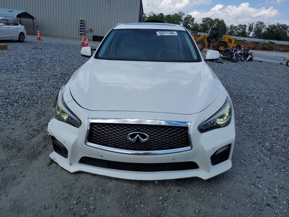 2016 Infiniti VIN JN1EV7APXGM306530 COPART salvage auction — FRONT END, Sc - Cert Of Title-Salvage, sold $2,650 on 2026-07-27 (photo 5)