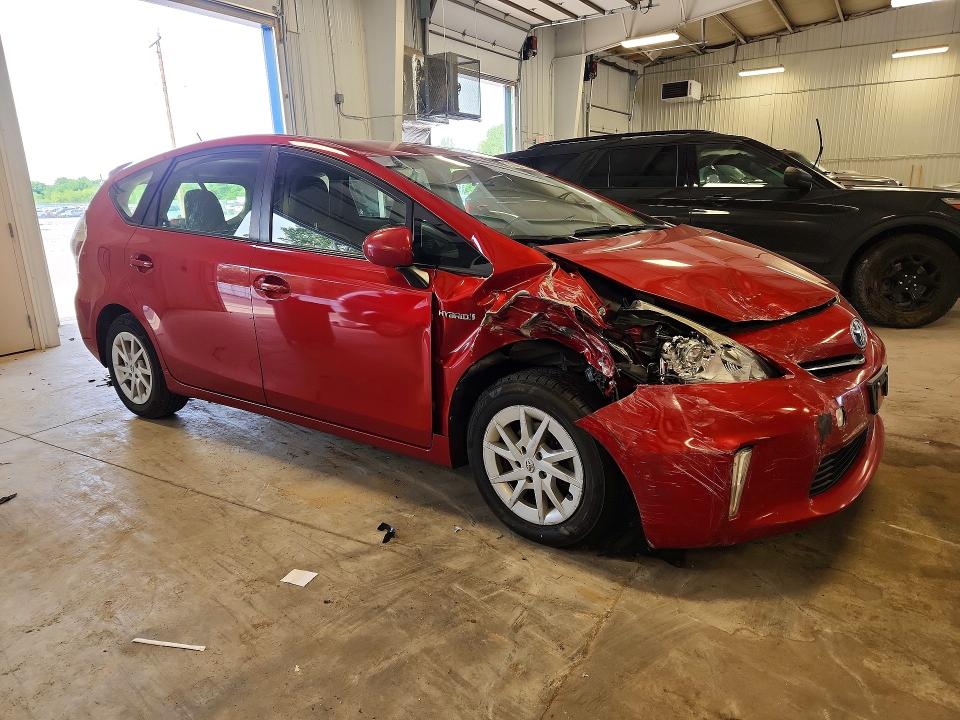 2014 Toyota Prius v VIN JTDZN3EU3EJ014255 COPART salvage auction — FRONT END, Mn - Cert Of Title-Prior Salvage, sold $1,300 on 2026-07-16 (photo 4)