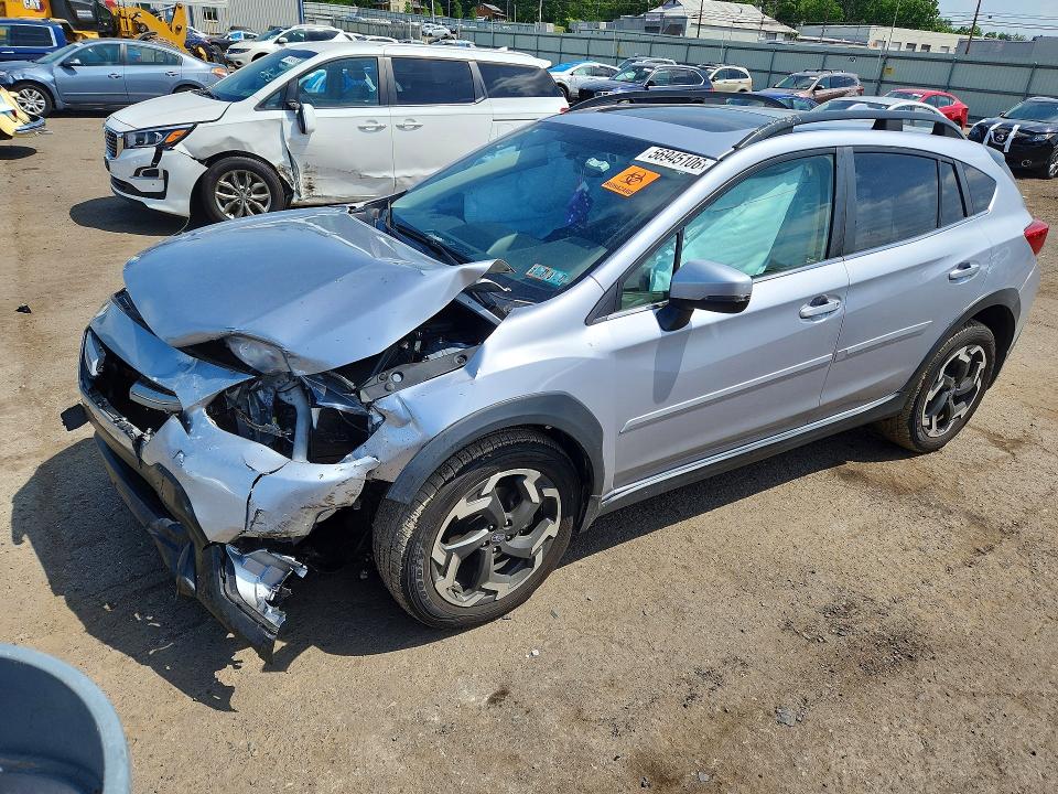 2021 Subaru Xv VIN JF2GTHNC8M8242048 COPART salvage auction — FRONT END, Pa - Certificate Of Salvage, sold $2,350 on 2026-07-17 (photo 1)