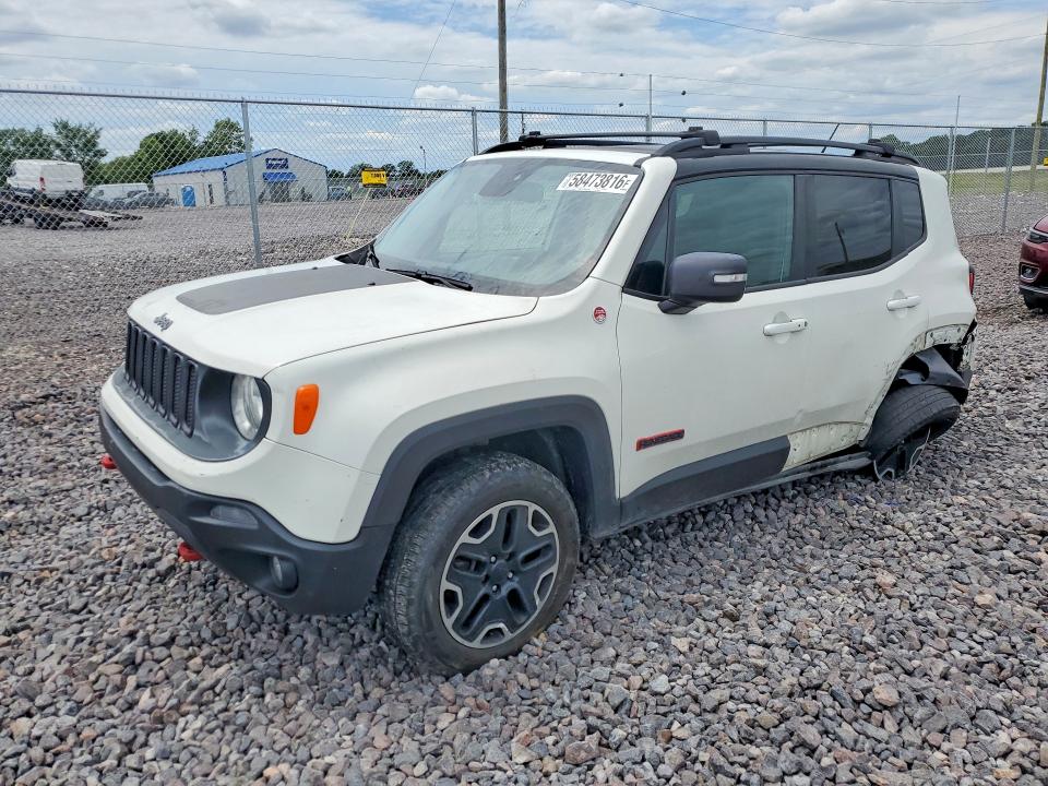 2016 Jeep Renegade VIN ZACCJBCTXGPD04632 COPART salvage auction — REAR END, In - Cert Of Title-Salvage Title, sold $600 on 2026-07-28 (photo 1)
