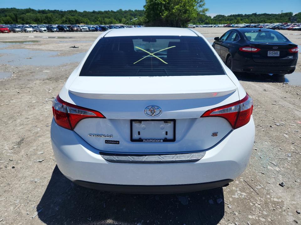 2015 Toyota Corolla VIN 5YFBURHE2FP207702 COPART salvage auction — HAIL, Il - Salvage Certificate, sold $4,450 on 2026-07-13 (photo 6)
