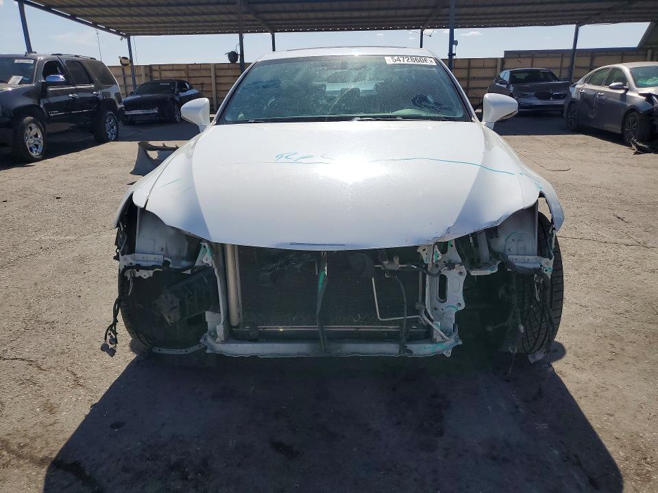 2015 Lexus Is VIN JTHBE1D21F5014981 COPART salvage auction — FRONT END, Tx - Salvage Vehicle Title, sold $125 on 2026-07-10 (photo 5)