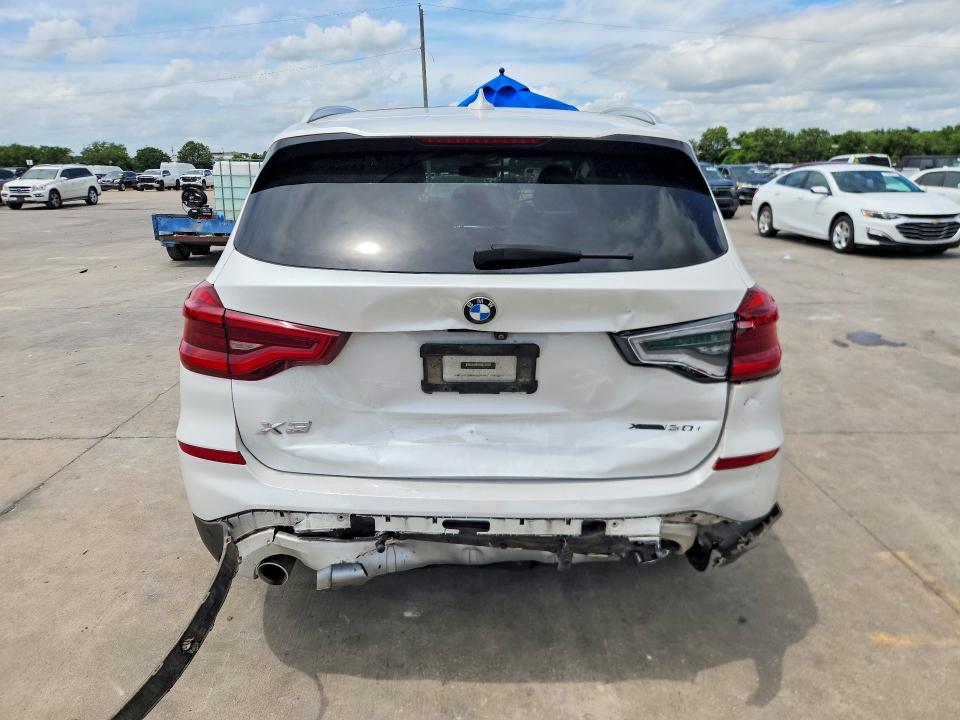 2021 BMW VIN 5UXTY5C06M9H70558 COPART salvage auction — REAR END, Tx - Salvage Vehicle Title, sold $10,400 on 2026-07-20 (photo 6)