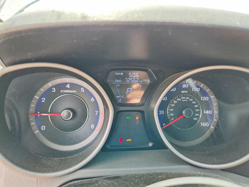 2013 Hyundai Elantra VIN KMHDH4AE1DU623391 COPART salvage auction — FRONT END, Nd - Certificate Of Title For A Veh, sold $850 on 2026-07-21 (photo 9)