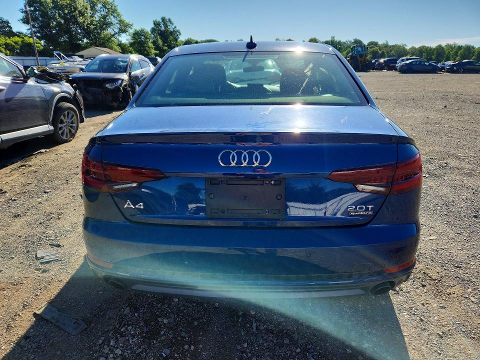2018 Audi A4 VIN WAUENAF40JA062269 COPART salvage auction — FRONT END, Nj - Cert Of Title-Salvage, sold $4,200 on 2026-07-27 (photo 6)
