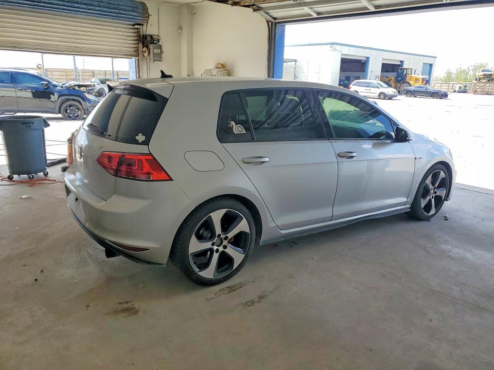 2017 Volkswagen Golf gti VIN 3VW4T7AU8HM056583 COPART salvage auction — REAR END, Tx - Salvage Vehicle Title, sold $5,400 on 2026-07-31 (photo 3)