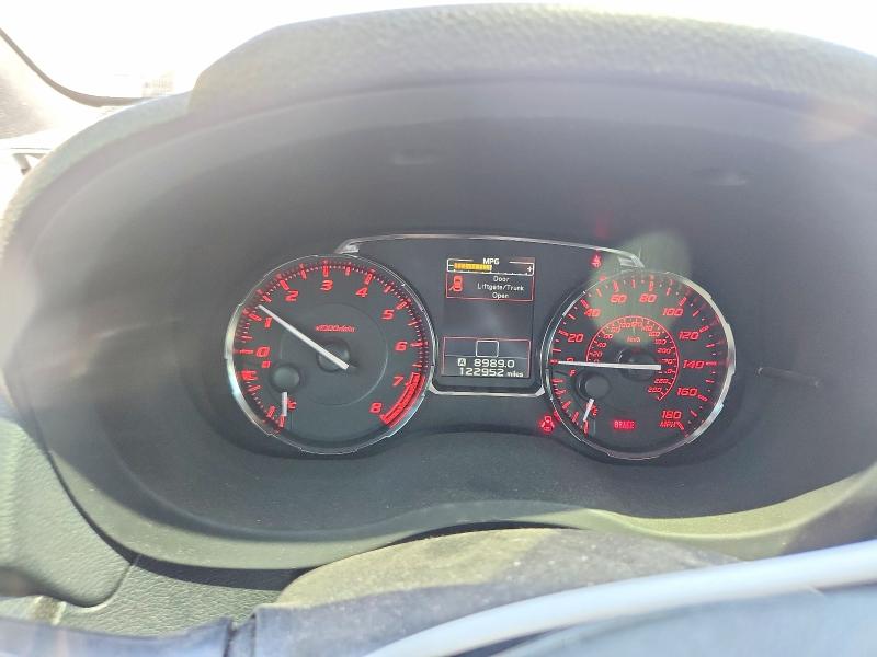 2016 Subaru Wrx VIN JF1VA1B61G9806595 COPART salvage auction — FRONT END, Mi - Cert Of Title-Salvage Vehicle, sold $2,850 on 2026-07-27 (photo 9)