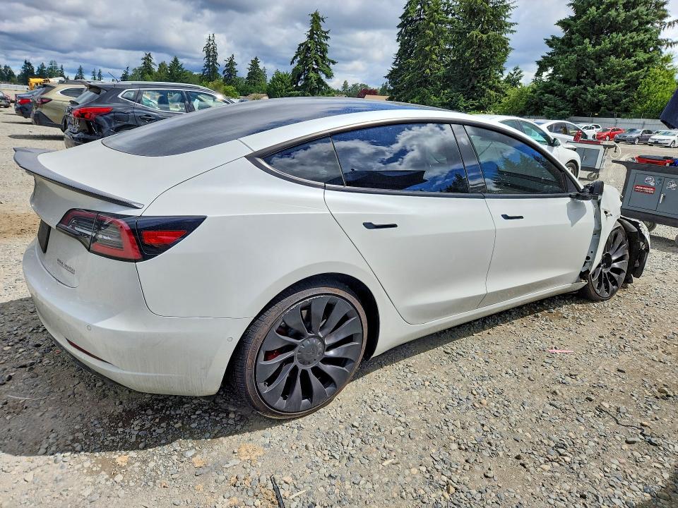 2021 Tesla Model 3 VIN 5YJ3E1EC3MF991029 COPART salvage auction — FRONT END, Wa - Bill Of Sale, sold $1,450 on 2026-07-28 (photo 3)
