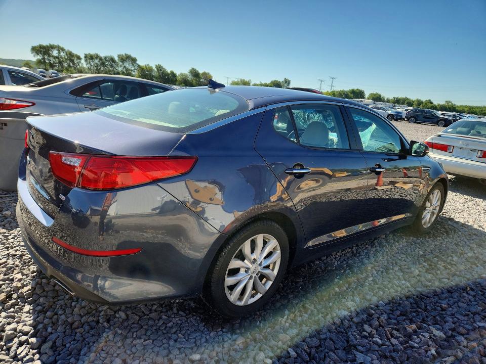 2015 Kia Optima VIN 5XXGM4A72FG475386 COPART salvage auction — HAIL, Il - Salvage Certificate, sold $1,100 on 2026-07-20 (photo 3)