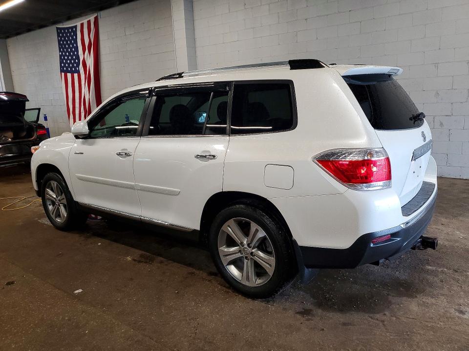2011 Toyota Highlander VIN 5TDDK3EH0BS047797 COPART salvage auction — HAIL, Ia - Cert Of Title-Salvage Title, sold $5,700 on 2026-07-22 (photo 2)