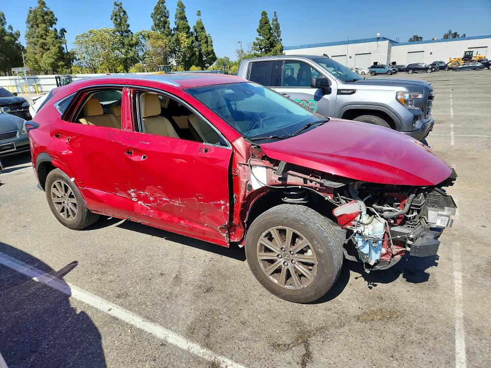 2018 Lexus Nx VIN JTJYARBZ7J2105413 COPART salvage auction — SIDE, CA - SALVAGE CERTIFICATE, sold $4,100 on 2026-07-30 (photo 4)