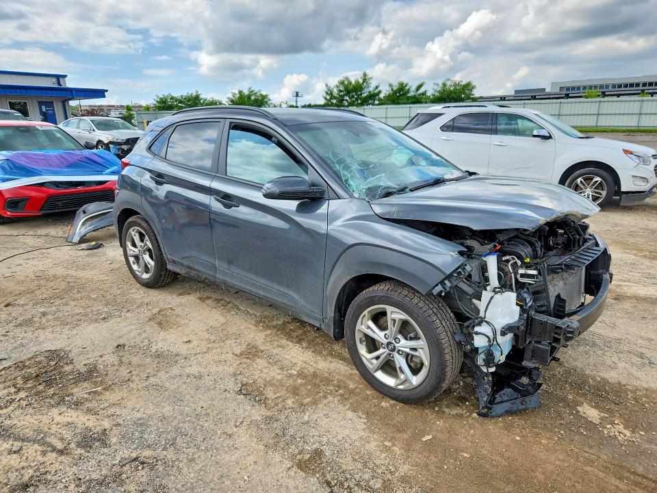 2023 Hyundai Kona VIN KM8K6CAB2PU996179 COPART salvage auction — FRONT END, Wi - Junked Vehicle Bill Of Sale, sold $2,400 on 2026-07-14 (photo 4)