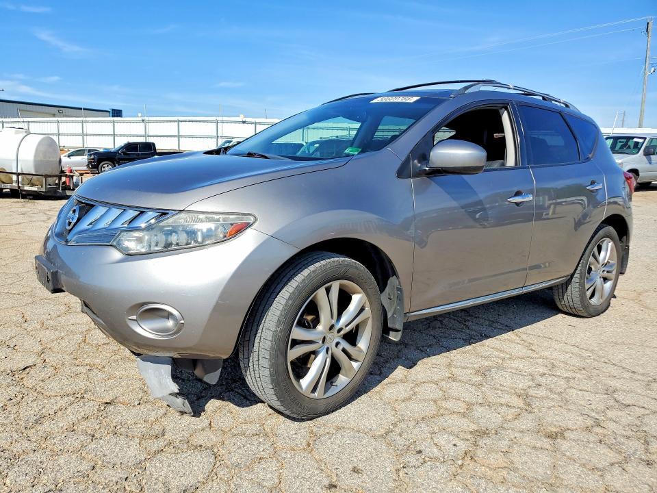 2010 Nissan Murano VIN JN8AZ1MW0AW127302 COPART salvage auction — FRONT END, VA - CERT OF TITLE - SALVAGE, sold $300 on 2026-07-10 (photo 1)
