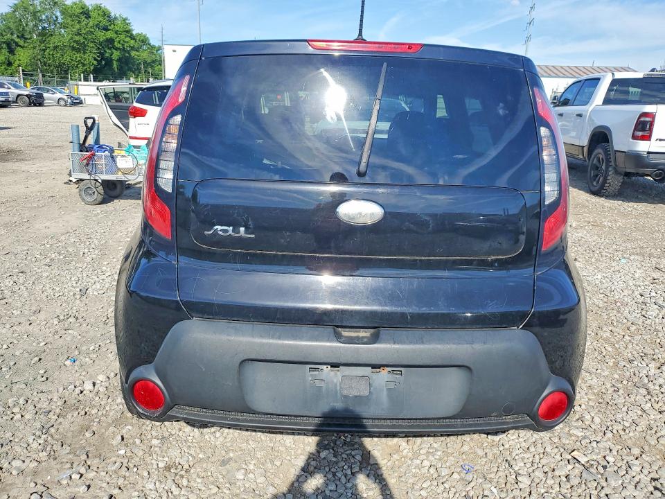 2014 Kia Soul VIN KNDJN2A22E7002199 COPART salvage auction — FRONT END, Oh - Certificate Of Title, sold $600 on 2026-07-15 (photo 6)