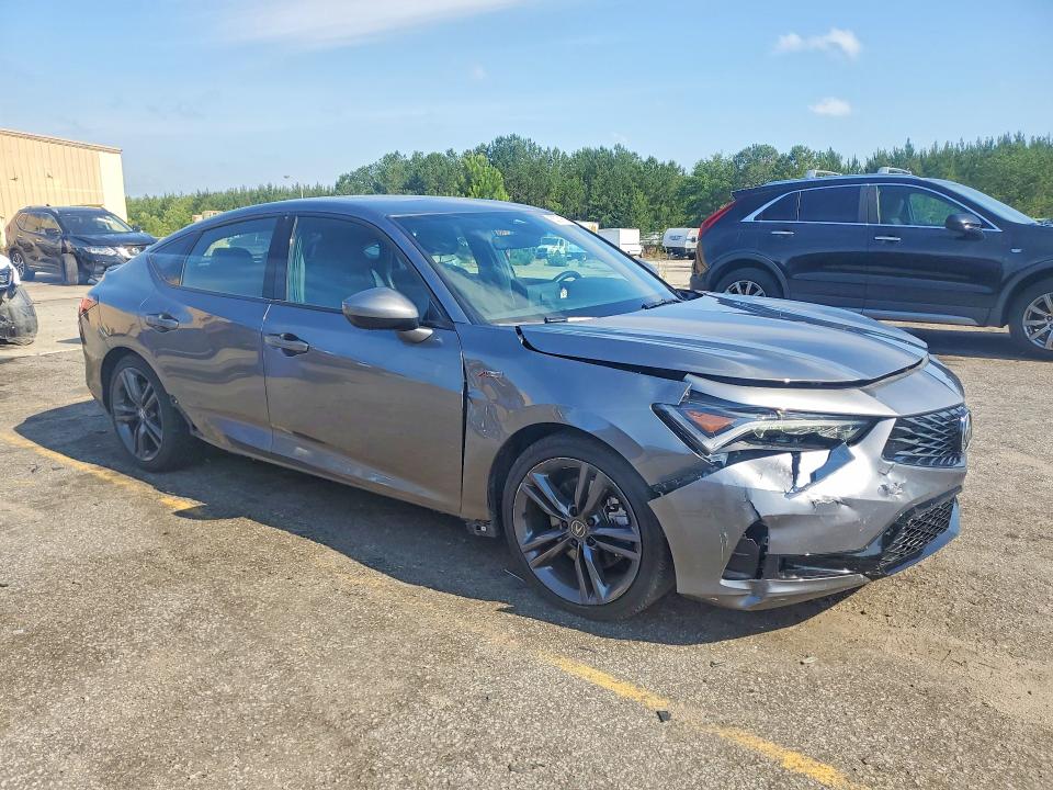 2025 Acura Integra VIN 19UDE4H31SA008924 COPART salvage auction — FRONT END, SC - CERT OF TITLE-SALVAGE, sold $10,300 on 2026-07-31 (photo 4)