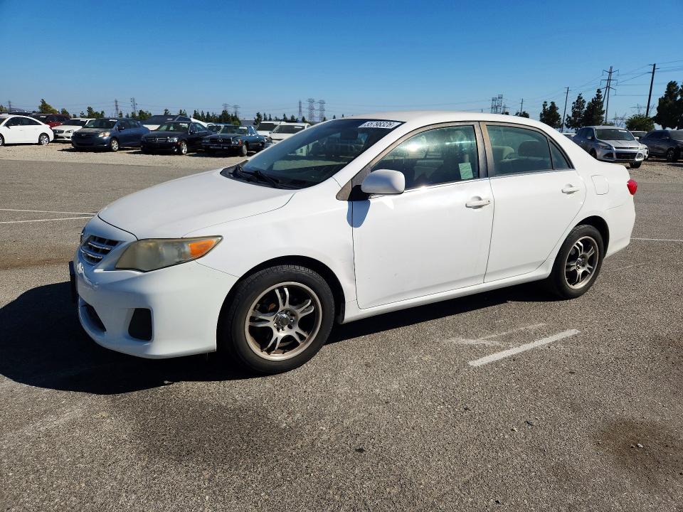 2013 Toyota Corolla VIN JTDBU4EE4DJ118576 COPART salvage auction — MINOR DENT/SCRATCHES, Ca - Salvage Certificate, sold $1,400 on 2026-07-13 (photo 1)