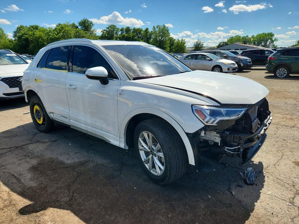 2024 Audi Q3 VIN WA1DECF35R1137538 COPART salvage auction — ALL OVER, Ct - Cert Of Title-Salvage, sold $8,600 on 2026-07-31 (photo 4)