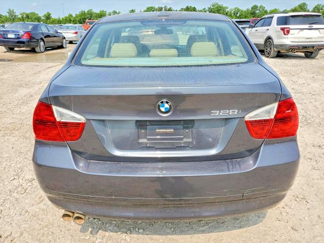 2007 BMW 3 series VIN WBAVA33567PV67534 COPART salvage auction — WATER/FLOOD, Tx - Salvage Title-Flood Damage (P), sold $575 on 2026-07-17 (photo 6)