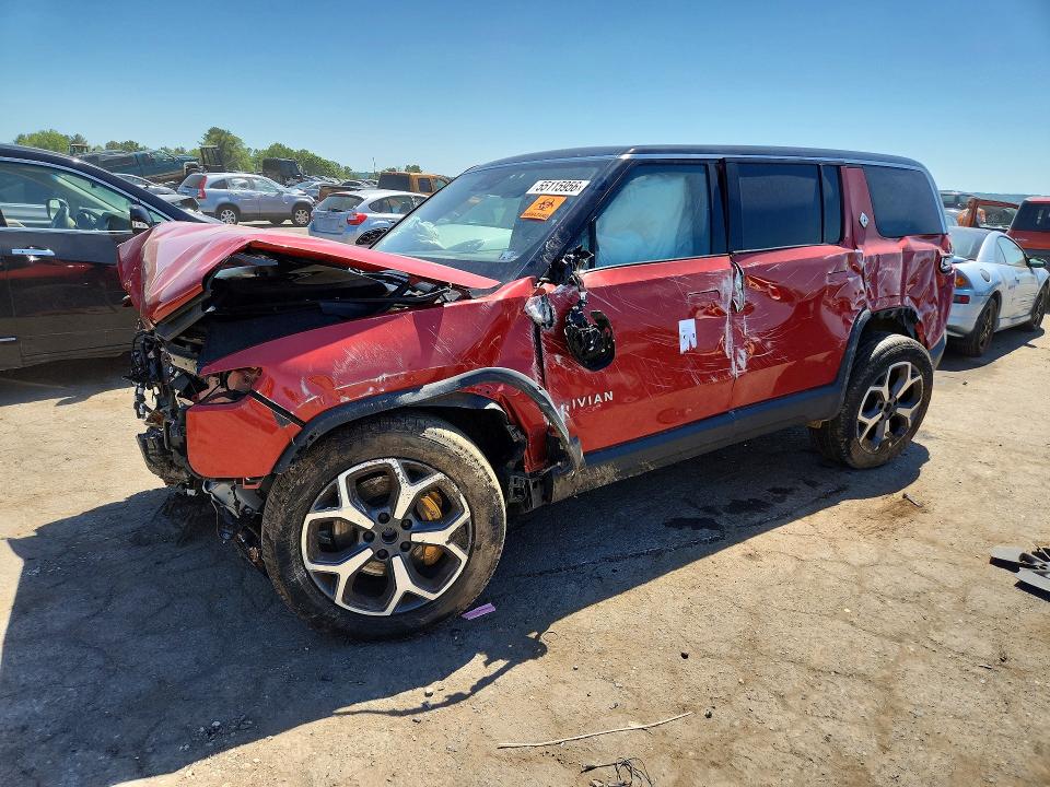 2024 Rivian VIN 7PDSGABA5RN033875 COPART salvage auction — ROLLOVER, Pa - Certificate Of Salvage, sold $5,400 on 2026-07-07 (photo 1)