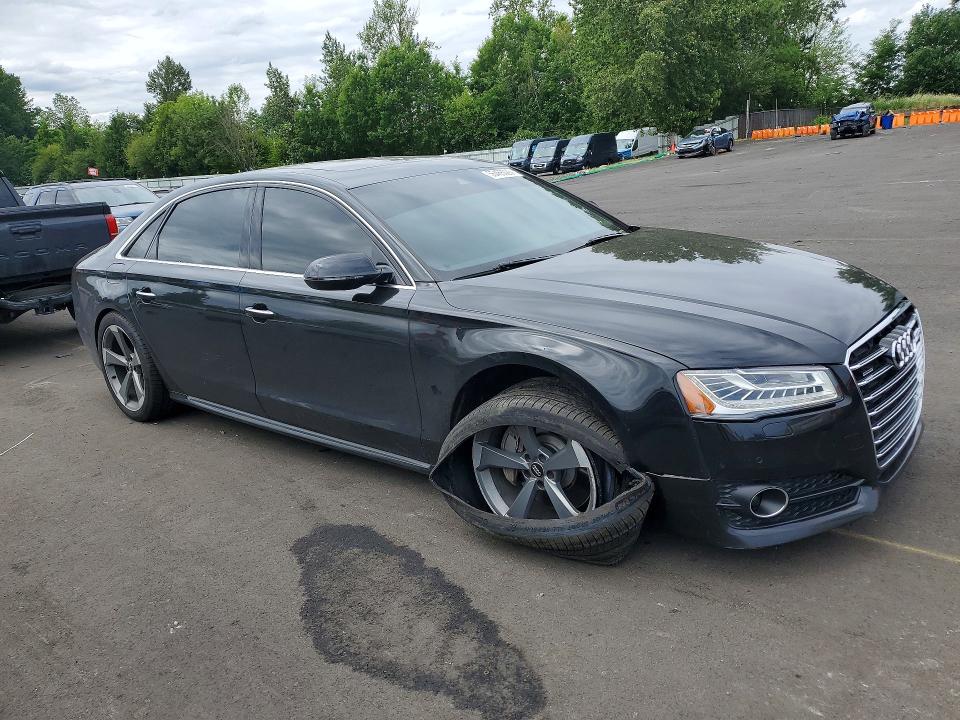 2016 Audi A8 VIN WAU43AFD8GN008141 COPART salvage auction — UNDERCARRIAGE, Or - Salvage Title Certificate, sold $3,550 on 2026-07-06 (photo 4)