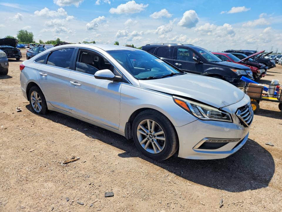 2015 Hyundai Sonata VIN 5NPE24AF9FH160013 COPART salvage auction — FRONT END, Il - Salvage Certificate, sold $275 on 2026-07-28 (photo 4)