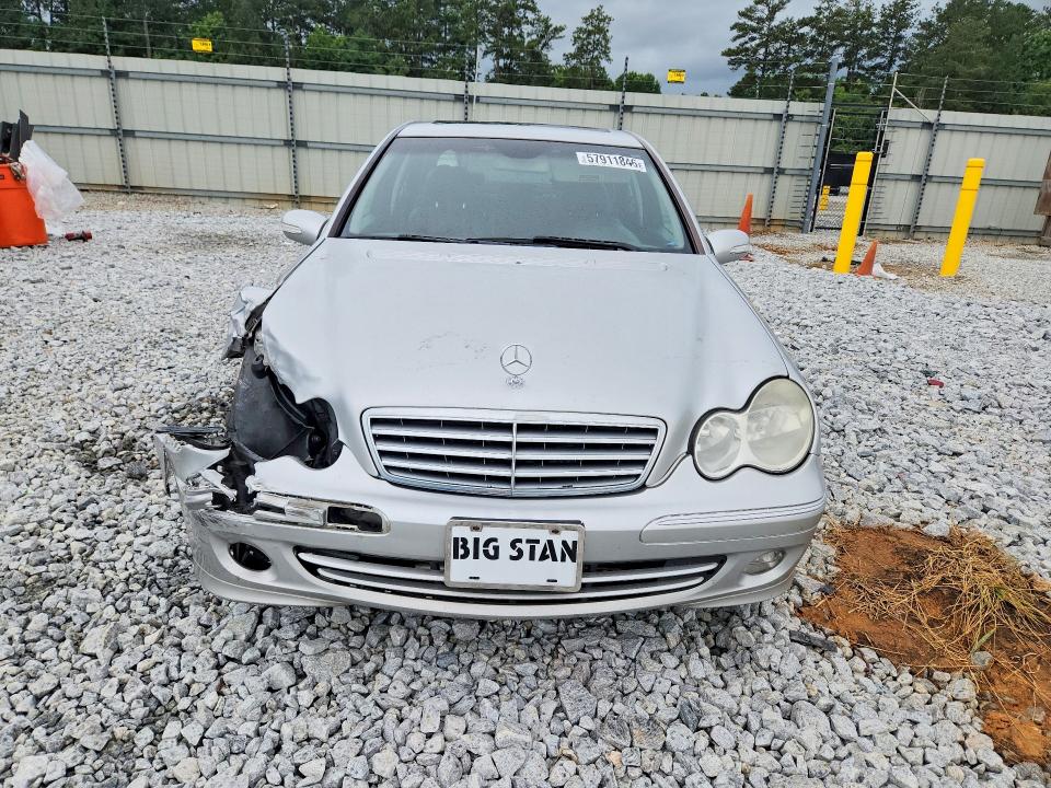 2005 Mercedes-benz C class VIN WDBRF81J45F558691 COPART salvage auction — FRONT END, Ga - Cert Of Title-Salvage, sold $425 on 2026-07-28 (photo 5)
