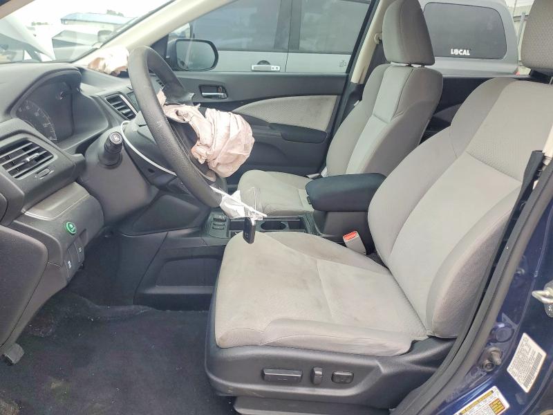 2016 Honda Cr-v VIN 2HKRM4H5XGH668565 COPART salvage auction — FRONT END, Pa - Certificate Of Salvage, sold $5,300 on 2026-07-02 (photo 7)