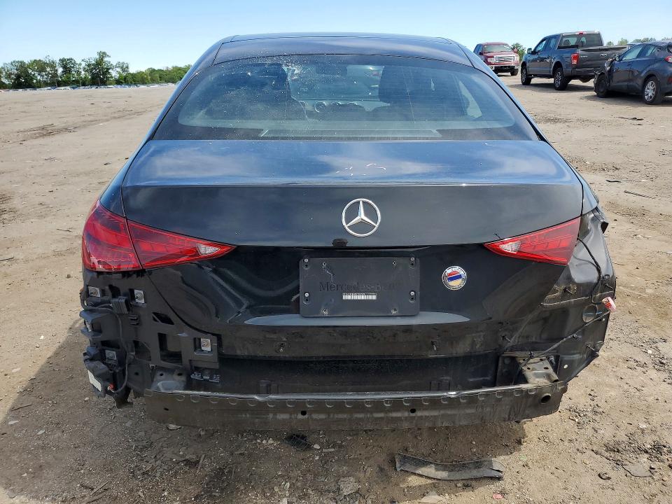 2023 Mercedes-benz C-klasse VIN W1KAF4GB4PR108599 COPART salvage auction — REAR END, Va - Cert Of Title - Salvage, sold $14,100 on 2026-07-29 (photo 6)