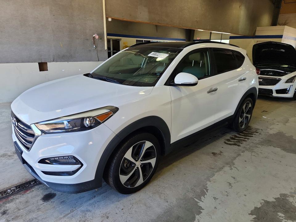 2016 Hyundai Tucson VIN KM8J33A27GU161182 COPART salvage auction — MECHANICAL, Wv - Certificate Of Title, sold $3,100 on 2026-07-10 (photo 1)