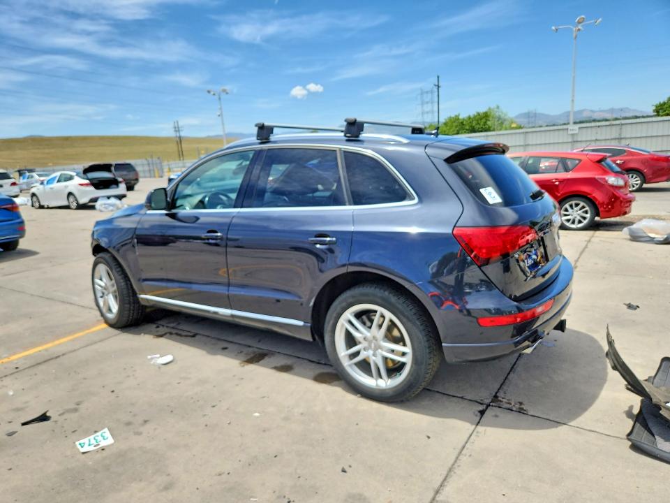 2014 Audi Q5 VIN WA1CMBFP4EA077631 COPART salvage auction — FRONT END, Co - Public - Salvage Title, sold $3,450 on 2026-08-03 (photo 2)