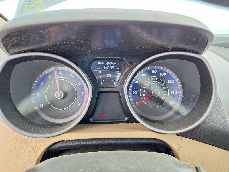 2013 Hyundai VIN KMHDH4AE2DU567736 COPART salvage auction — REAR END, Ut - Salvage Certificate, sold $900 on 2026-07-24 (photo 9)