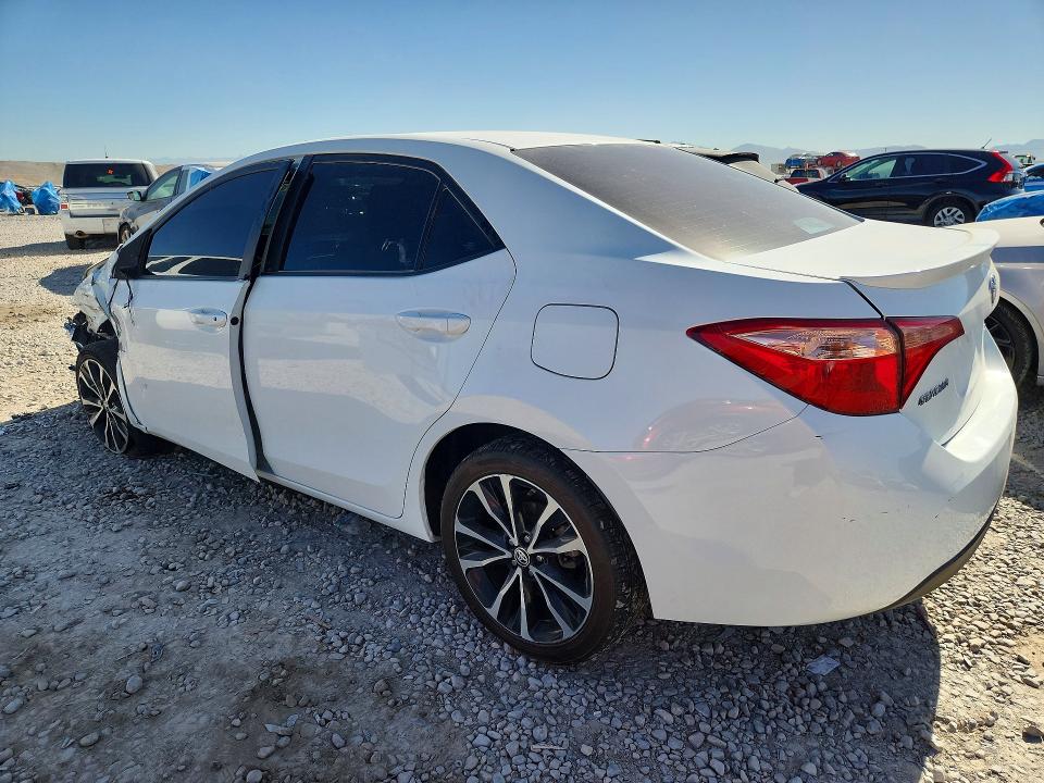 2019 Toyota Corolla VIN 5YFBURHE9KP862837 COPART salvage auction — FRONT END, Ut - Salvage Certificate, sold $2,500 on 2026-07-31 (photo 2)