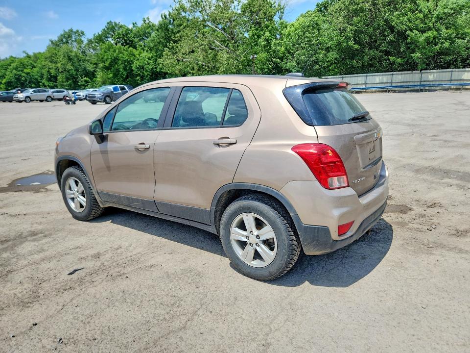 2018 Chevrolet Trax VIN 3GNCJNSB5JL208831 COPART salvage auction — FRONT END, Pa - Certificate Of Salvage, sold $950 on 2026-07-02 (photo 2)