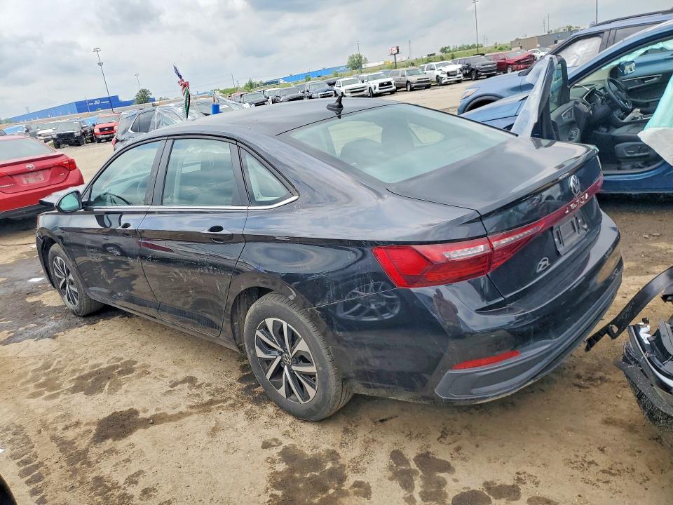 2025 Volkswagen Jetta VIN 3VW5X7BU1SM018871 COPART salvage auction — FRONT END, MI - CERTIFICATE OF TITLE, sold $7,900 on 2026-07-27 (photo 2)