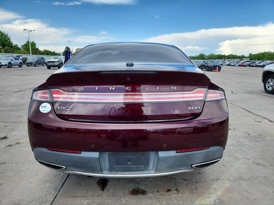 2017 Lincoln Mkz VIN 3LN6L5LU1HR666028 COPART salvage auction — FRONT END, Co - Public - Salvage Title, sold $275 on 2026-07-22 (photo 6)
