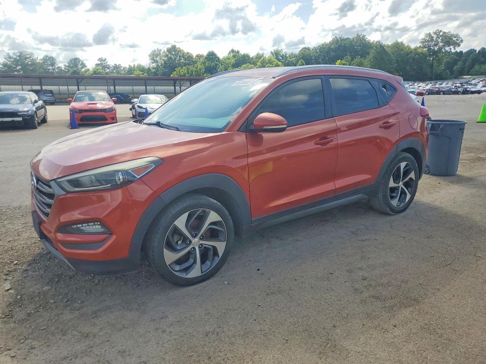 2016 Hyundai Tucson VIN KM8J33A2XGU112140 COPART salvage auction — REAR END, LA - CERTIFICATE OF TITLE, sold $2,850 on 2026-07-17 (photo 1)