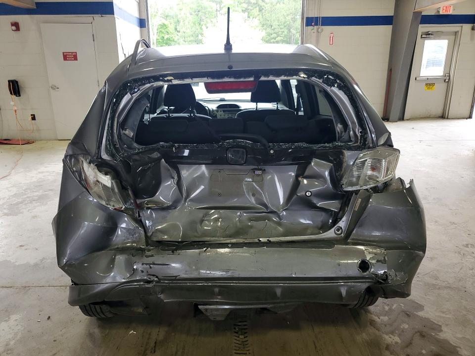 2010 Honda Fit VIN JHMGE8H2XAS012911 COPART salvage auction — REAR END, Va - Cert Of Title - Salvage, sold $500 on 2026-07-10 (photo 6)