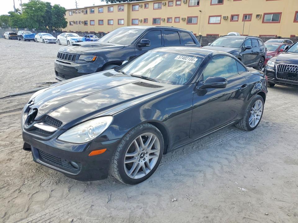 2009 Mercedes-benz Slk-class VIN WDBWK54F99F208788 COPART salvage auction — FRONT END, Fl - Cert Of Title Slvg Rebuildable, sold $2,050 on 2026-07-21 (photo 1)