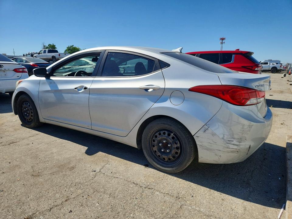 2012 Hyundai Elantra VIN KMHDH4AE4CU403385 COPART salvage auction — VANDALISM, CA - SALVAGE CERTIFICATE, sold $1,750 on 2026-07-17 (photo 2)