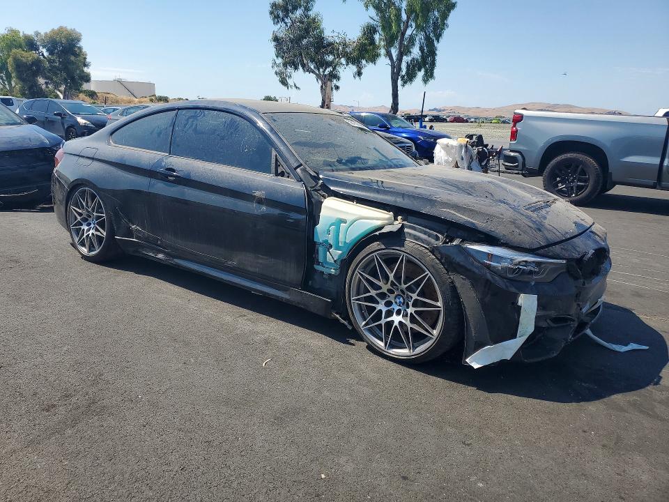 2018 BMW M4 VIN WBS4Y9C58JAA85506 COPART salvage auction — VANDALISM, CA - SALVAGE CERTIFICATE, sold $5,000 on 2026-07-29 (photo 4)