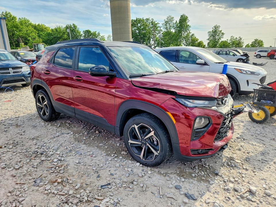 2022 Chevrolet Trailblazer VIN KL79MUSL2NB026764 COPART salvage auction — FRONT END, Mi - Scrap Certificate Of Title, sold $3,700 on 2026-07-28 (photo 4)