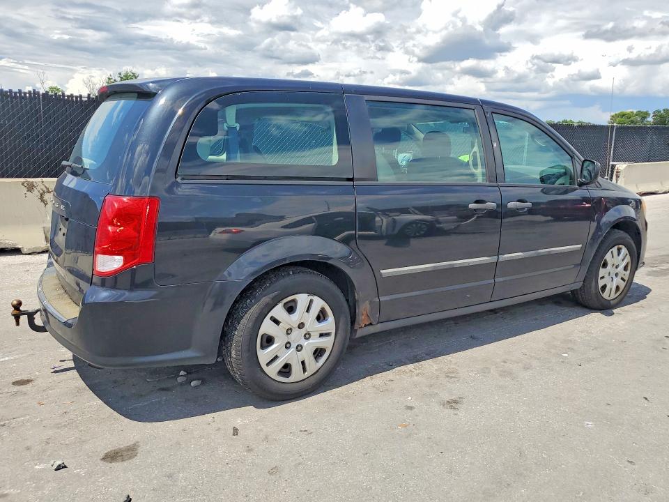 2014 Dodge Caravan VIN 2C4RDGBG7ER278888 COPART salvage auction — FRONT END, Fl - Certificate Of Destruction, sold $500 on 2026-07-02 (photo 3)